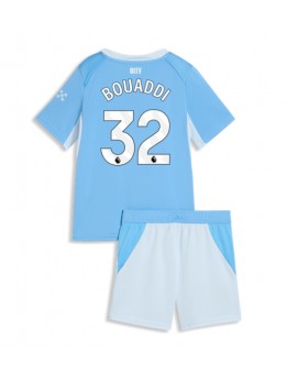 Otroški Nogometna dresi replika Manchester City Ayyoub Bouaddi #32 Domači 2026-27 Kratek rokav (+ hlače)